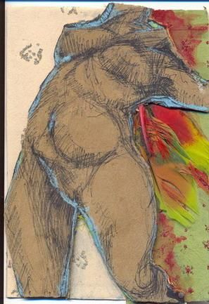 Collages intitulée "Ann Kinzelmann, USA…" par Ann Kinzelmann, Œuvre d'art originale