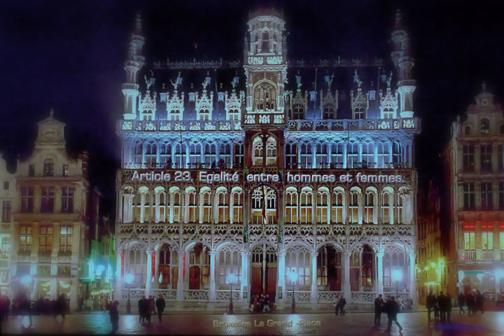 Photographie intitulée "EUROPE,ARTICLE 23,L…" par Blaise Lavenex, Œuvre d'art originale