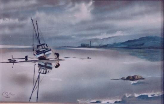 Pintura titulada "En algún momento" por Rosario De Mattos, Obra de arte original, Oleo