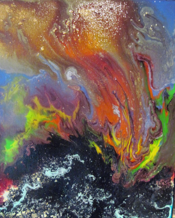 绘画,  9.8x7.9 in 