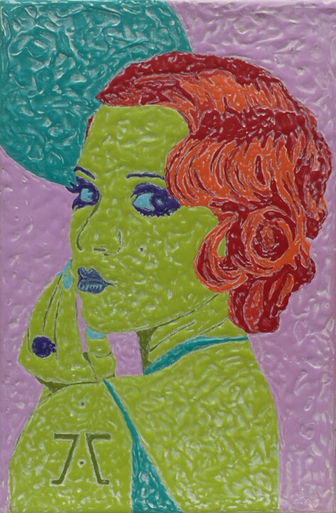 Peinture intitulée "ANNÉE FOLLE" par Marjinal Artiste Peintre Décalé Français, Œuvre d'art originale, Acrylique