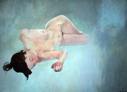 Peinture intitulée "Apesanteur 1" par Mathieu Weemaels, Œuvre d'art originale