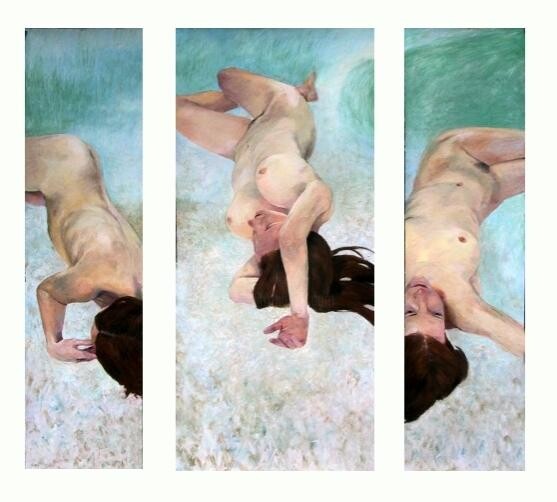 Peinture intitulée "Apesanteur 3" par Mathieu Weemaels, Œuvre d'art originale