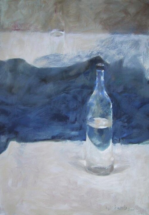 Peinture intitulée "bouteille" par Mathieu Weemaels, Œuvre d'art originale