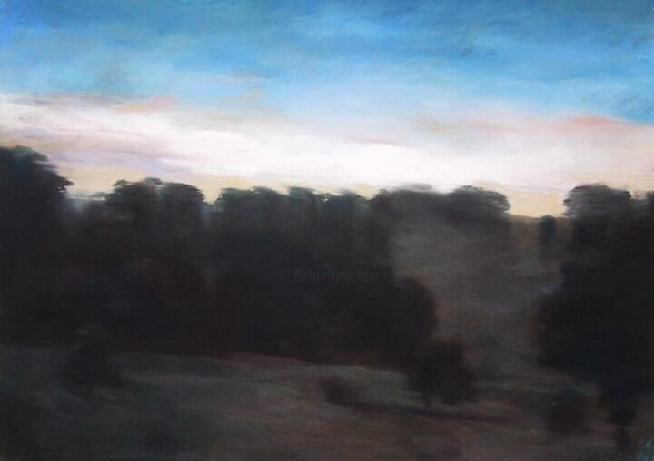 Peinture intitulée "Dordogne" par Mathieu Weemaels, Œuvre d'art originale