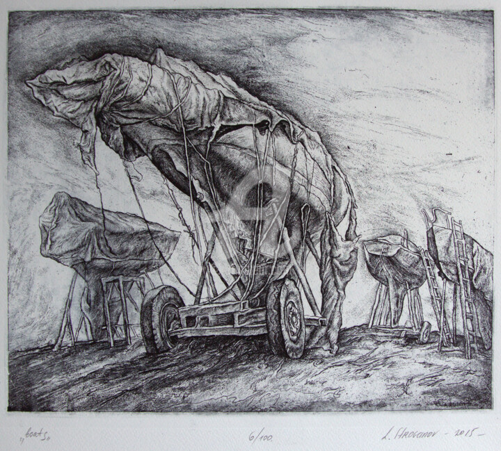 Printmaking,  11x13.4 in 