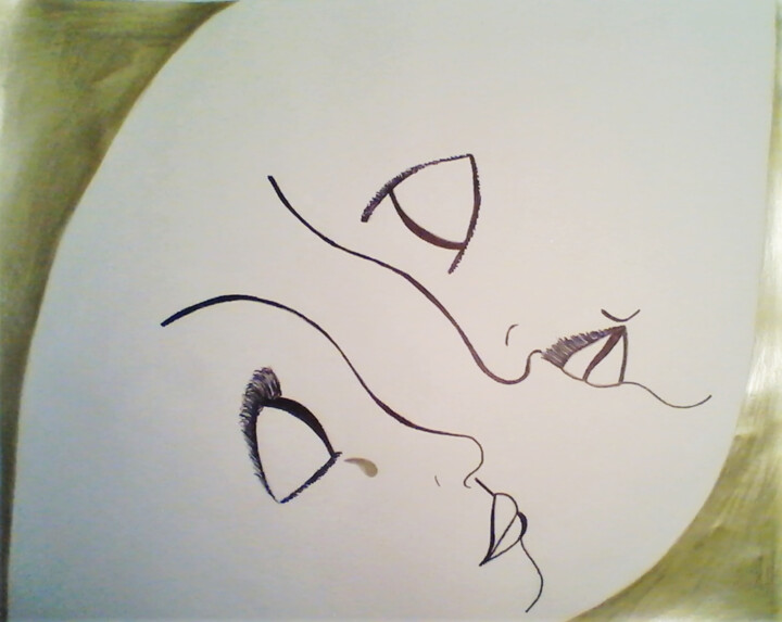 AT LAST...LOVE? 图画, 11x13.5 in