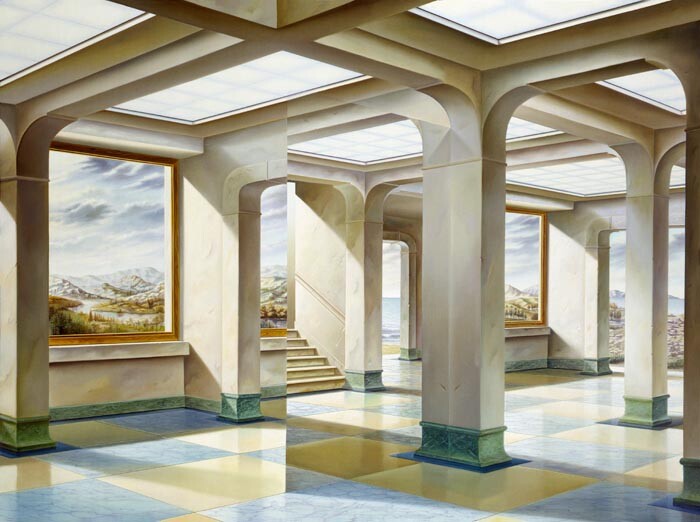 Renacimiento de la Utopia 绘画, 38.2x51.2 in