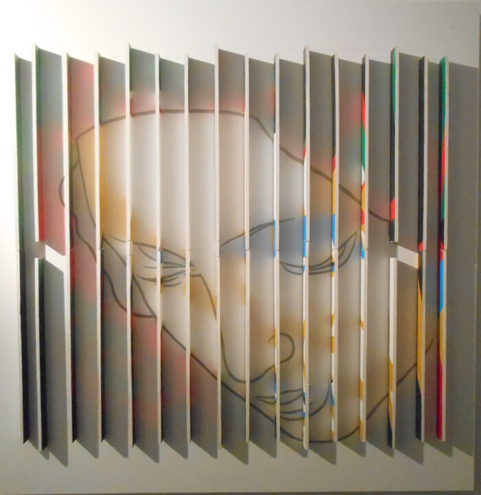 LUMEN FECIT III Collages, 23.6x23.6 in