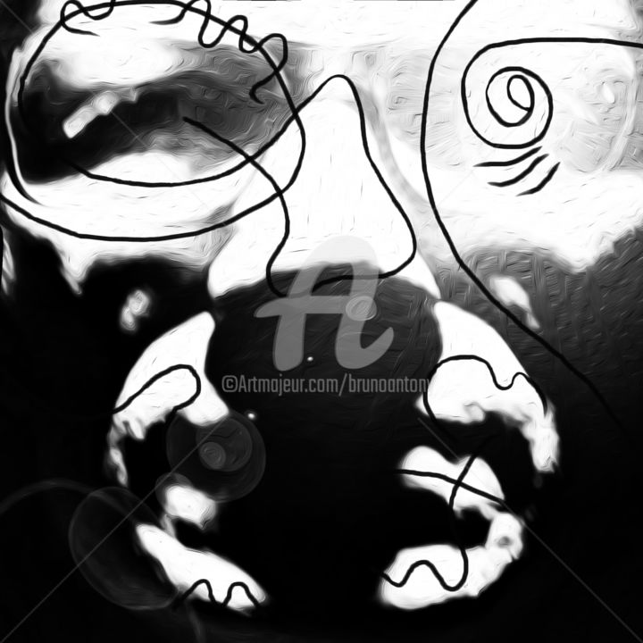 Drawing titled "ALAIN 3D" by Bruno Antony-Thouret (bruno antony), Original Artwork, Digital Photography