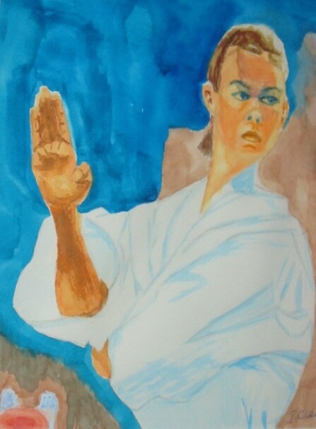 KATA SONIA FIUZA 绘画, 19.7x16.5 in