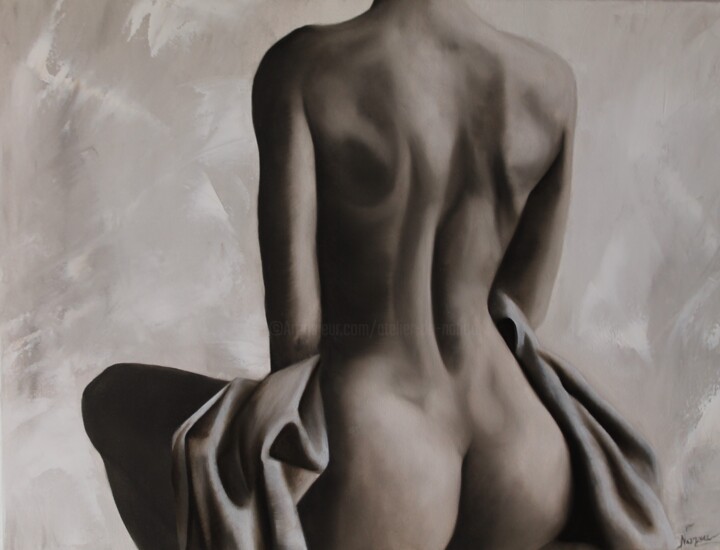 Painting titled "DOUCEUR MATINALE" by L'Atelier De Nanou, Original Artwork, Oil