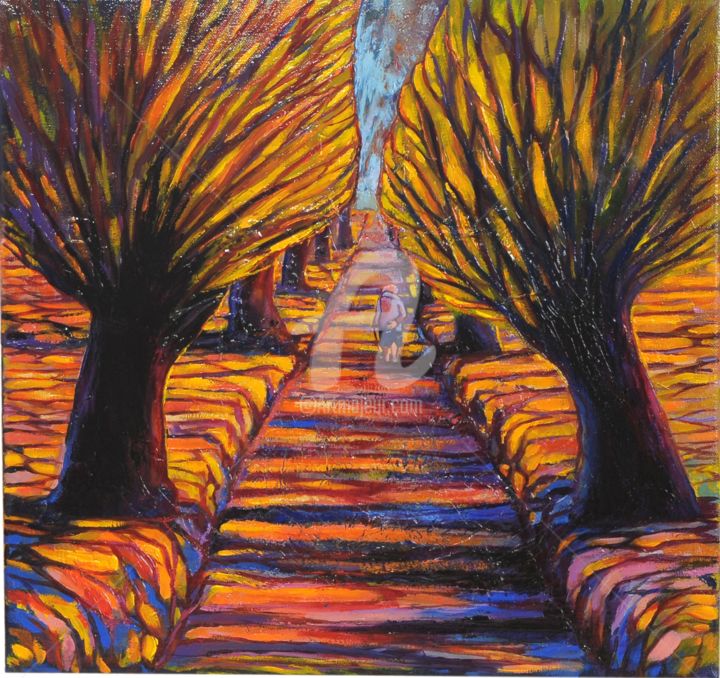 제목이 "The Passing"인 미술작품 Krzysztof Kargol로, 원작, 기름