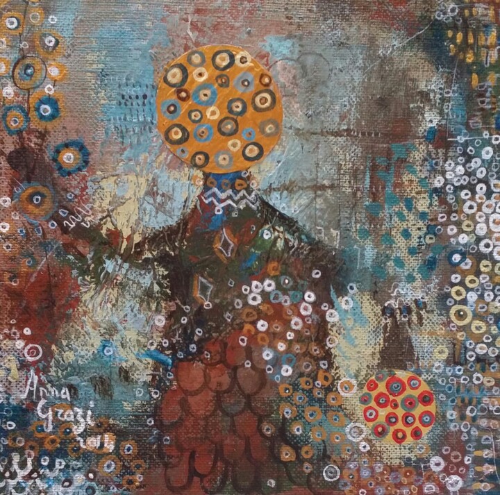 绘画,  7.9x7.9 in 