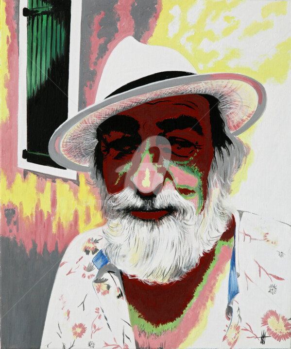 Peinture intitulée "Mathieu d'Aguillon" par Jean-Jacques Venturini, Œuvre d'art originale, Huile