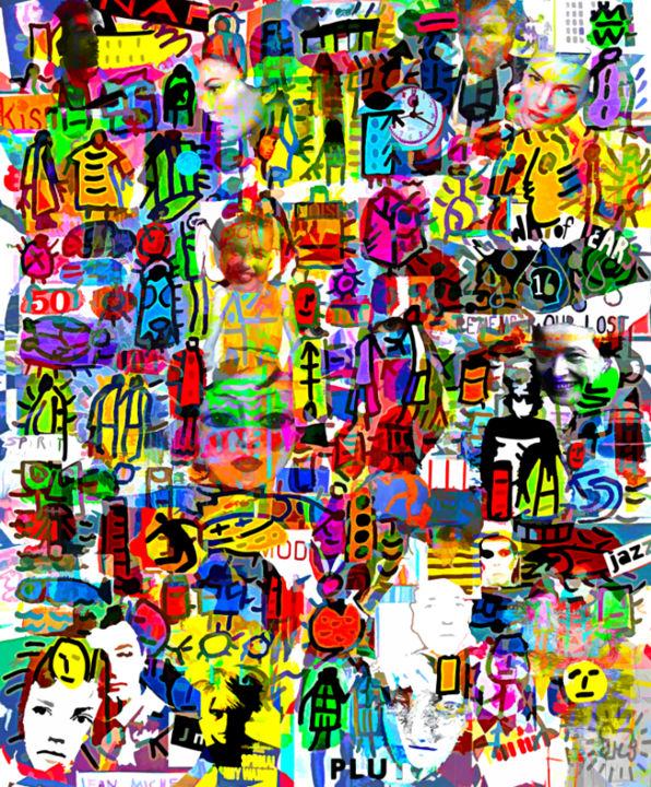 "DEDALUS" başlıklı Dijital Sanat Jean Mirre tarafından, Orijinal sanat