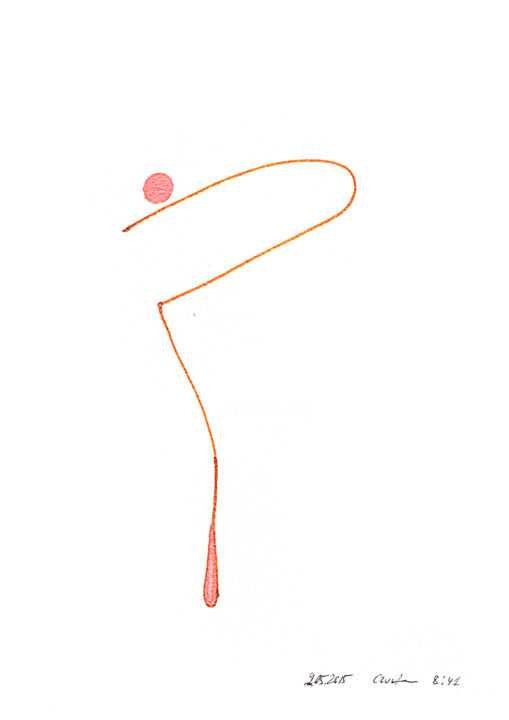 Drawing titled "Myselfie, high spir…" by Dea Lieotto, Original Artwork, Marker