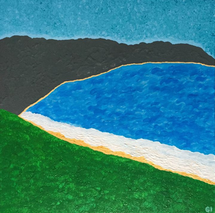 Pittura intitolato "Somewhere near the…" da Giart, Opera d'arte originale, Acrilico