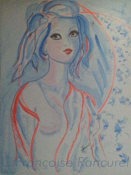 绘画 标题为“134-Juvénile” 由Françoise Lanfroy-Rancurel, 原创艺术品, 其他
