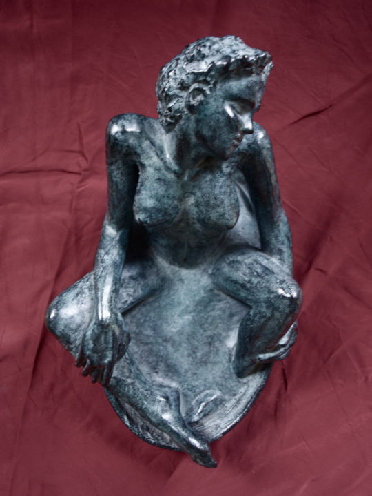 Sculpture intitulée "bain de minuit" par Marc De Lassus Saint-Geniès, Œuvre d'art originale