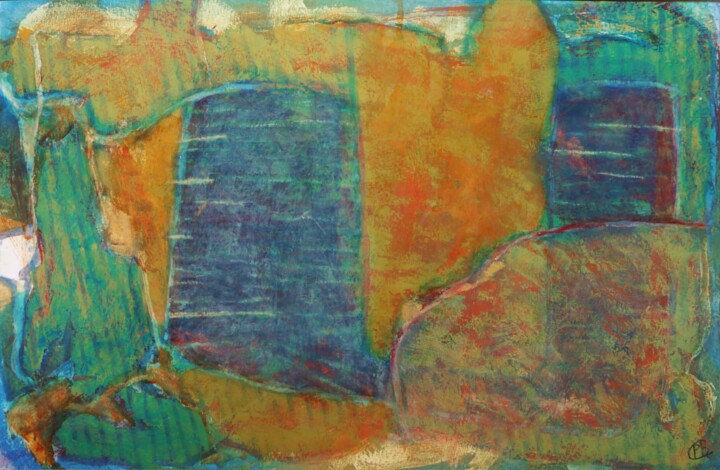 Peinture intitulée "Ida" par Philippe Casaubon, Œuvre d'art originale, Gouache