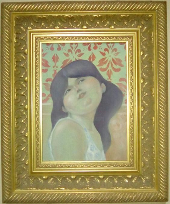 Painting titled "E.PAXELLY; A ESPERA…" by Eugenio Paxelly, Original Artwork, Oil
