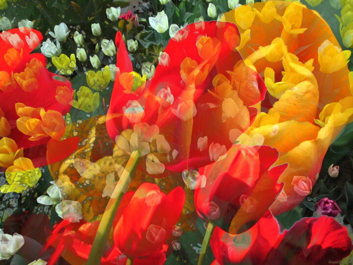 Digital Arts titled "Spring 4" by Ken Grzesik, Original Artwork, Digital Painting