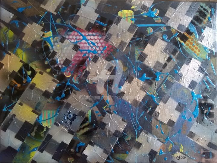 Intersections 绘画, 11.8x15.8 in