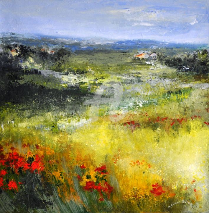 "Coquelicots du sud " 60x60