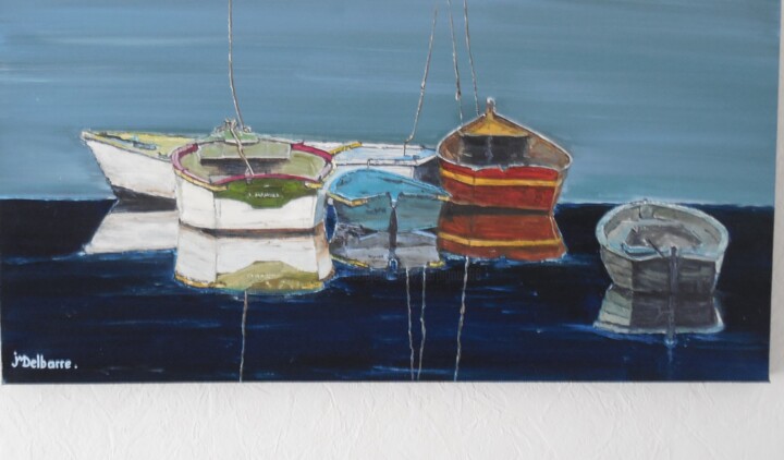 Peinture intitulée "Reflets." par Jeanne-Marie Delbarre, Œuvre d'art originale, Huile