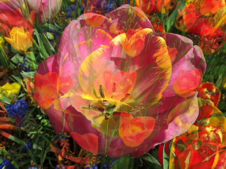Digital Arts titled "Spring 5" by Ken Grzesik, Original Artwork, Digital Painting