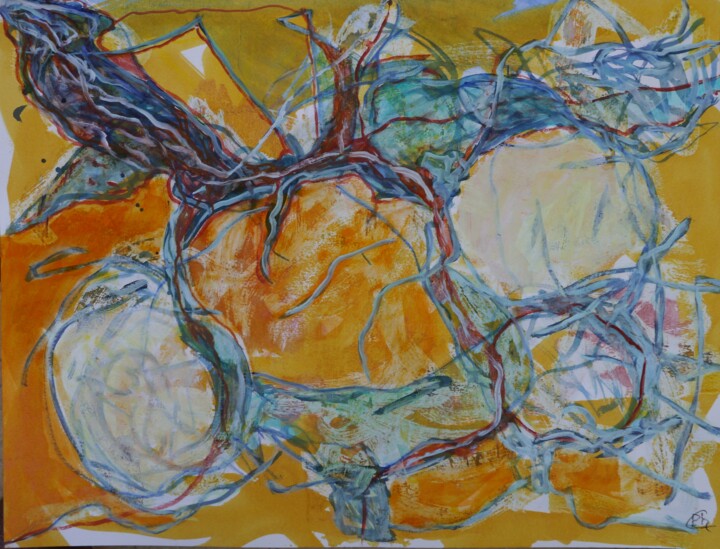 Peinture intitulée "Ilythyie" par Philippe Casaubon, Œuvre d'art originale, Gouache
