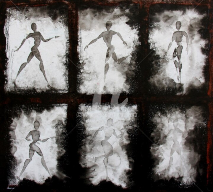apparitions-peinture-d-ibara-acrylique-sur-toile-format-45cm41cm.jpg 绘画, 16.1x17.7 in