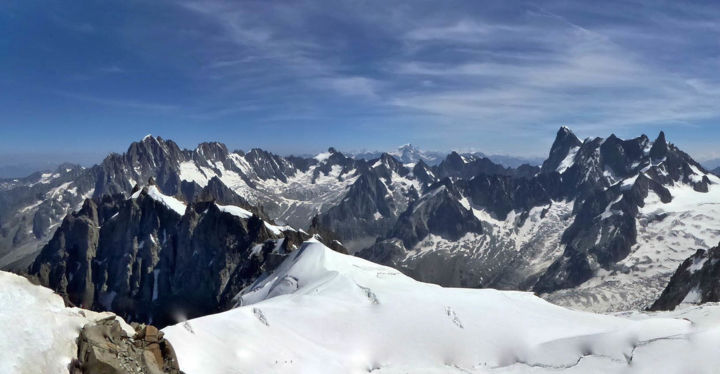 Photographie intitulée "Aiguilles de Chamon…" par Jean Paul Rosso, Œuvre d'art originale