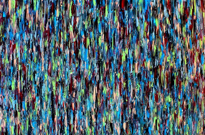 Painting titled "All In #12" by Carla Sá Fernandes, Original Artwork, Oil