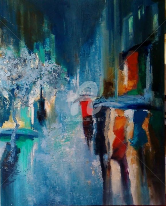 Peinture de la nuit 100X80