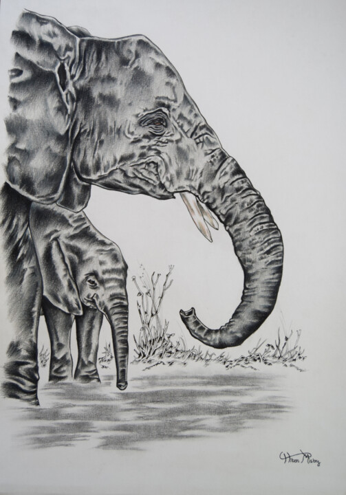 side by side 图画, 17x12 in