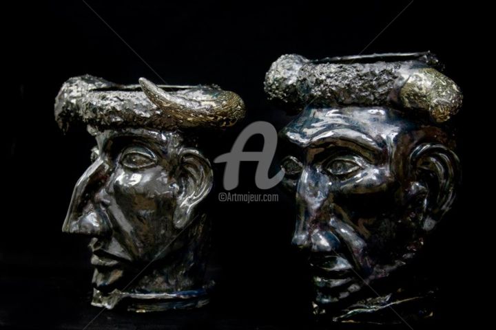 Sculptuur getiteld "La cuadrilla" door A Pemán, Origineel Kunstwerk, Anders