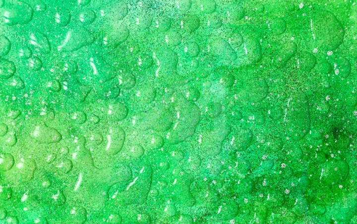 Peinture intitulée "Les gouttes II" par Mona Bessaa, Œuvre d'art originale, Acrylique