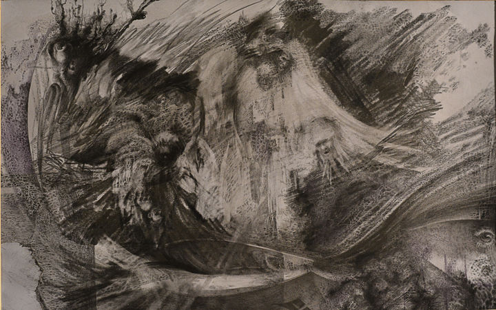 Tekening getiteld "42.jpg" door Mizrakhiberia, Origineel Kunstwerk, Potlood