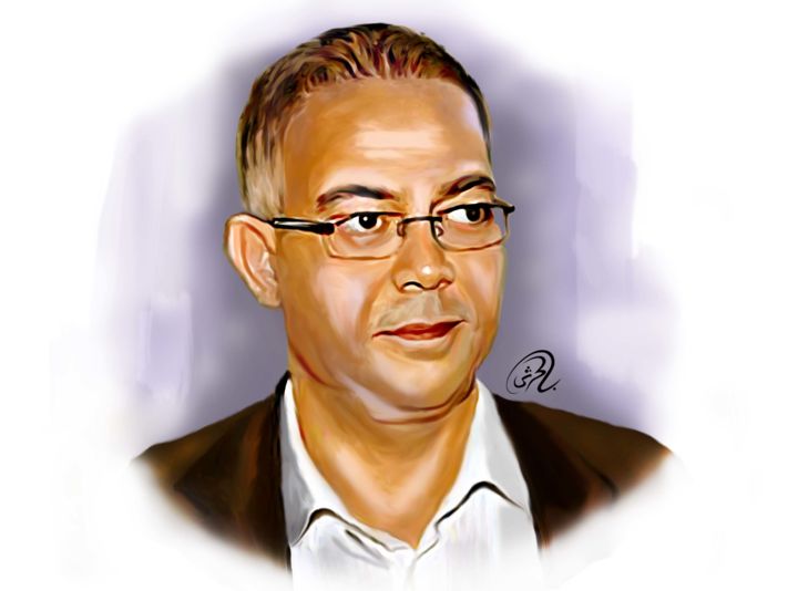 "faouzi lakjaa" başlıklı Dijital Sanat Mohammed Bellahrech tarafından, Orijinal sanat, 2D Dijital Çalışma