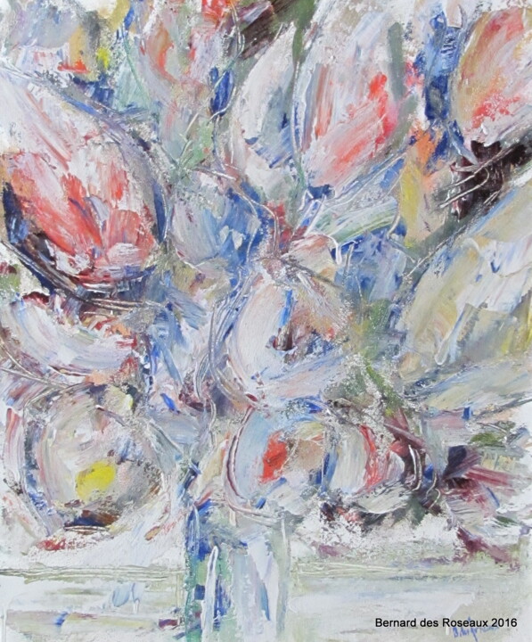 Bouquet de tulipes 绘画, 25.6x21.3 in