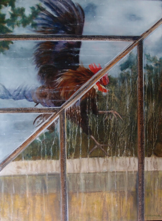 Peinture intitulée "COD ENHARDI" par Catherine Chesneau, Œuvre d'art originale