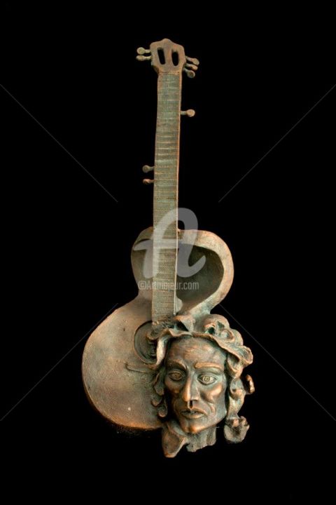 Sculptuur getiteld "Matriarcado" door A Pemán, Origineel Kunstwerk, Hars