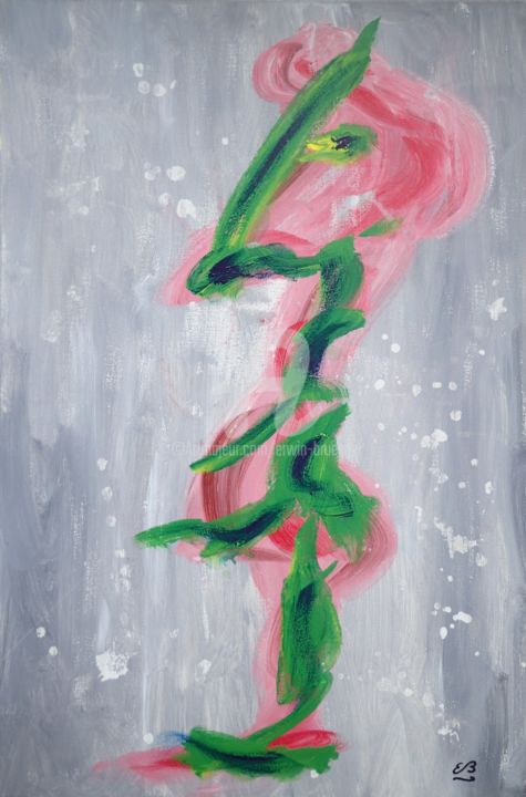 Too physical 绘画, 23.6x15.8 in