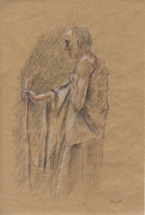 图画,  11.6x7.9 in 
