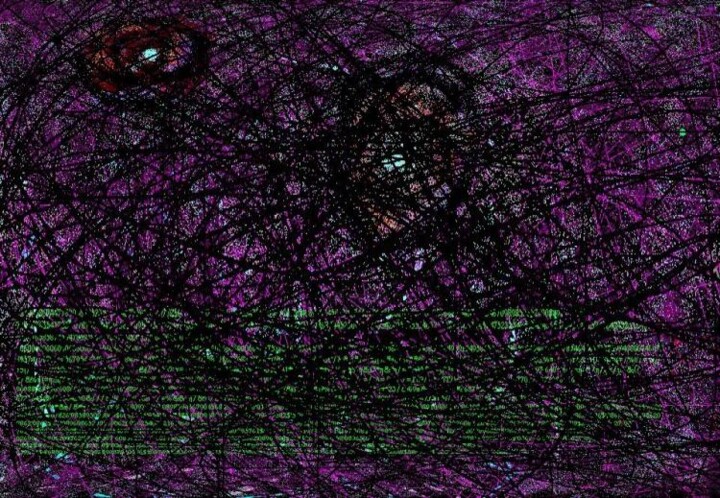Digital Arts titled "Exit Code" by Milad Zardeh, Original Artwork