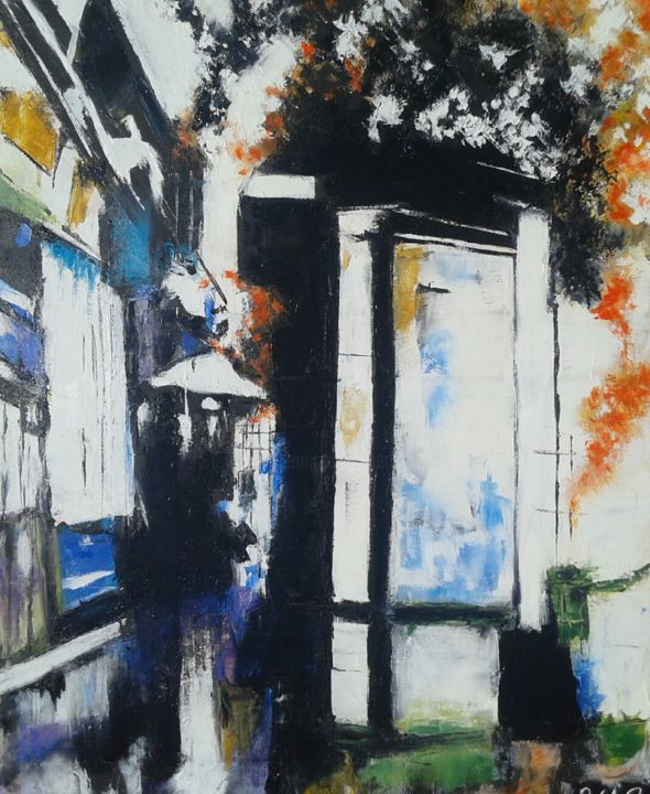Le kiosque 绘画, 24x19.7 in