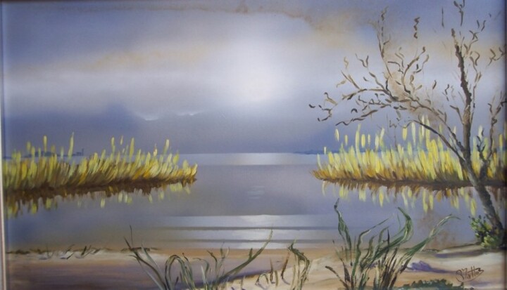 Pintura titulada "Nuestros Ríos 1" por Rosario De Mattos, Obra de arte original, Oleo