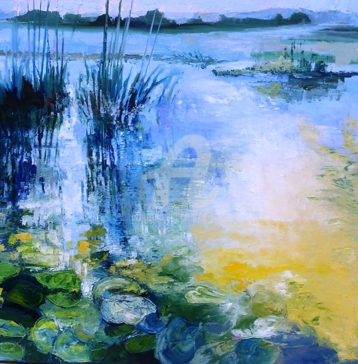 "Les roseaux" 80x80